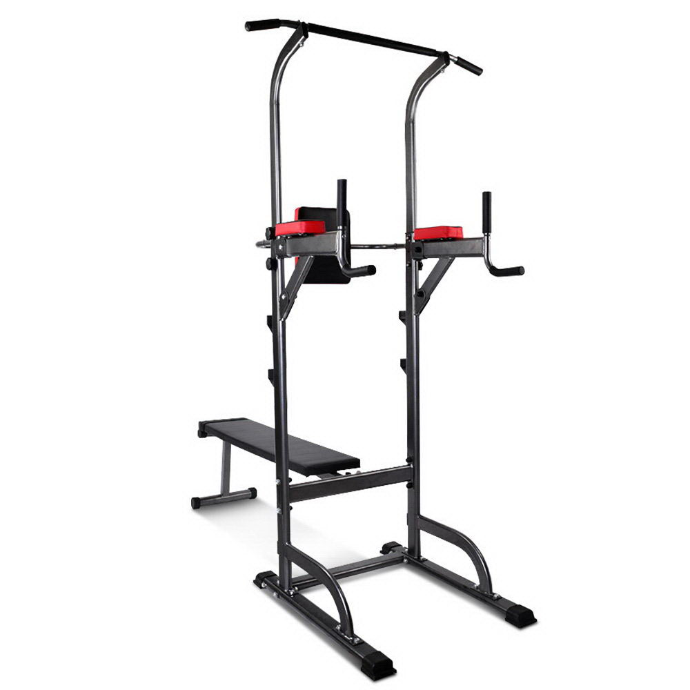 Everfit Weight Bench Chin Up Bar Bench Press Home Gym (380kg Capacity)