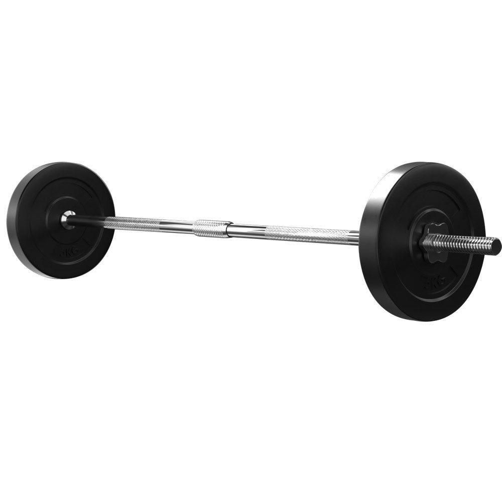 Everfit 18kg Barbell & Weight Plates Set