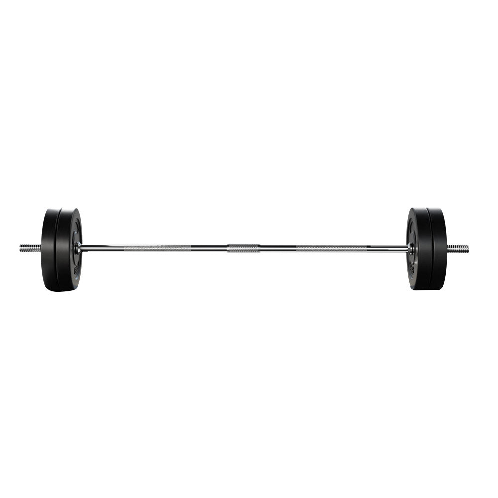 Everfit 168cm Barbell & Weight Plates Set - 28kg Set