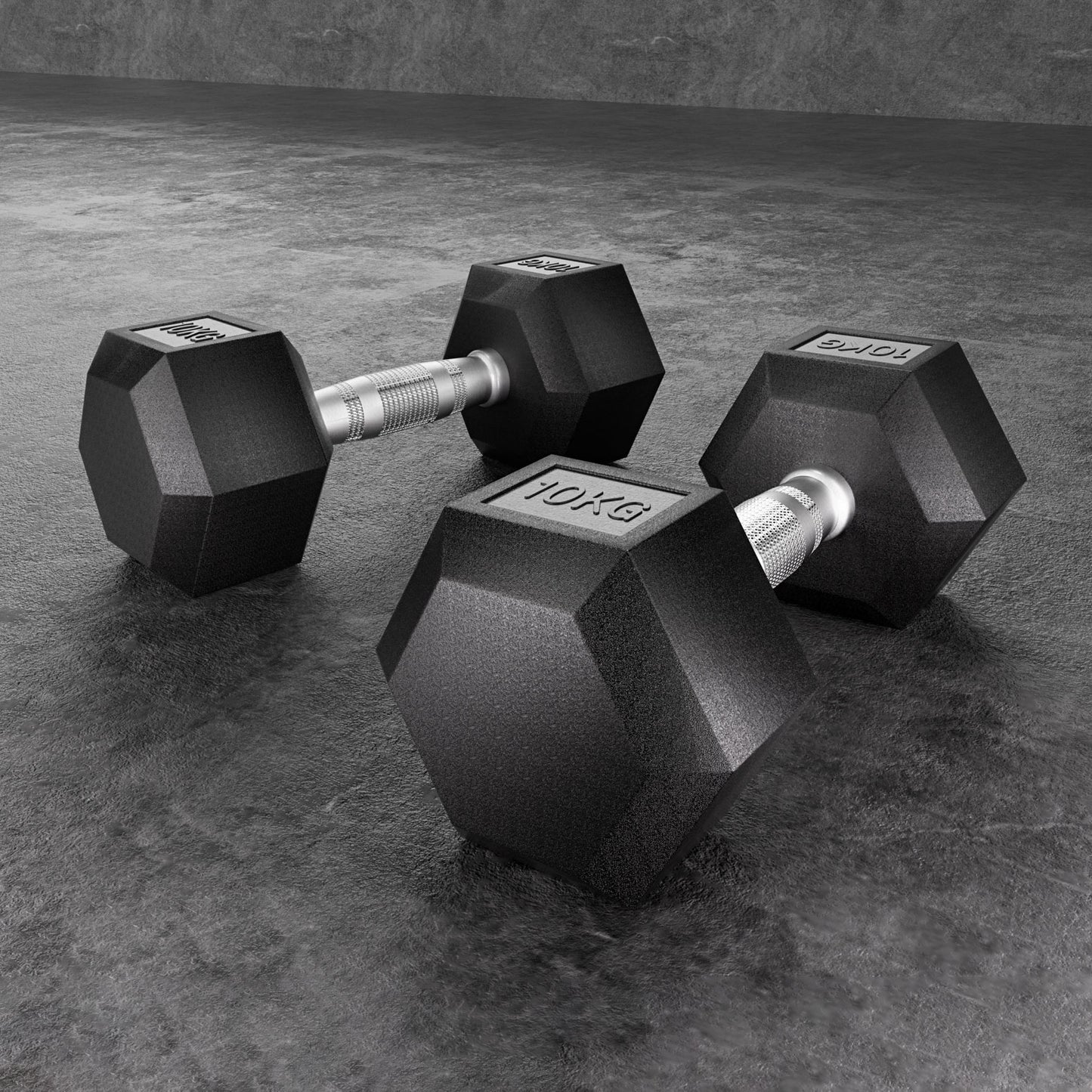 Everfit 20kg Hex Dumbbells Set Dumbbells Weights Lifting Bench Gym Workout - 2x10kg