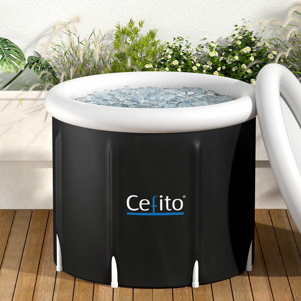 Portable Inflatable Folding Ice Bath Tub - 70x80CM