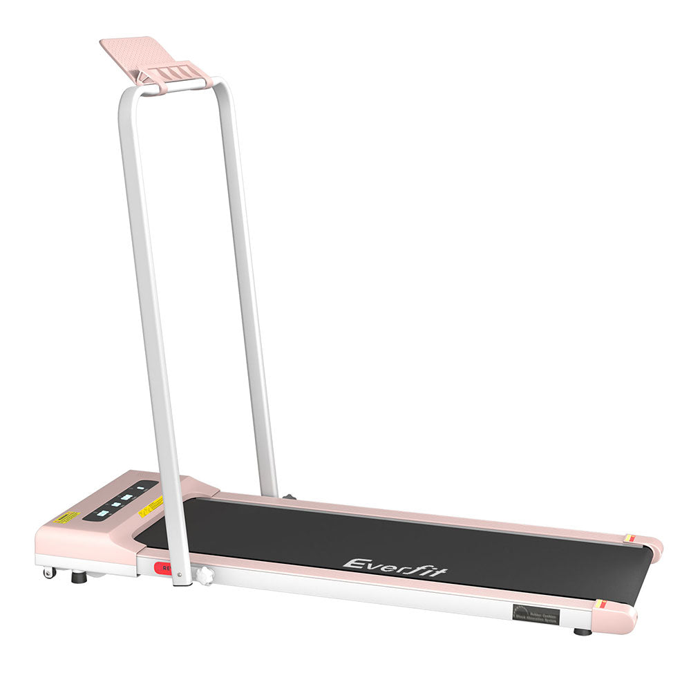 Everfit Treadmill Electric Walking Pad Under Desk Home Gym Fitness 380mm - Pink