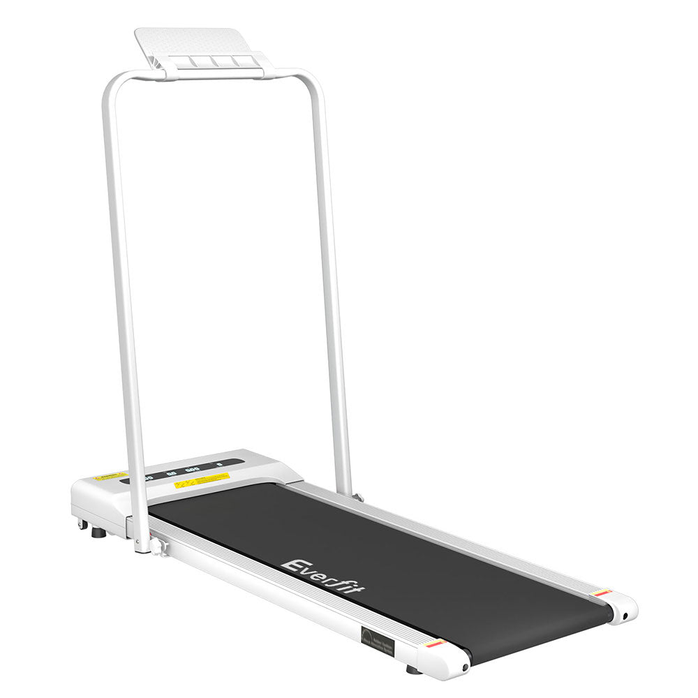 Everfit Treadmill Electric Walking Pad Under Desk Home Gym Fitness 380mm - White