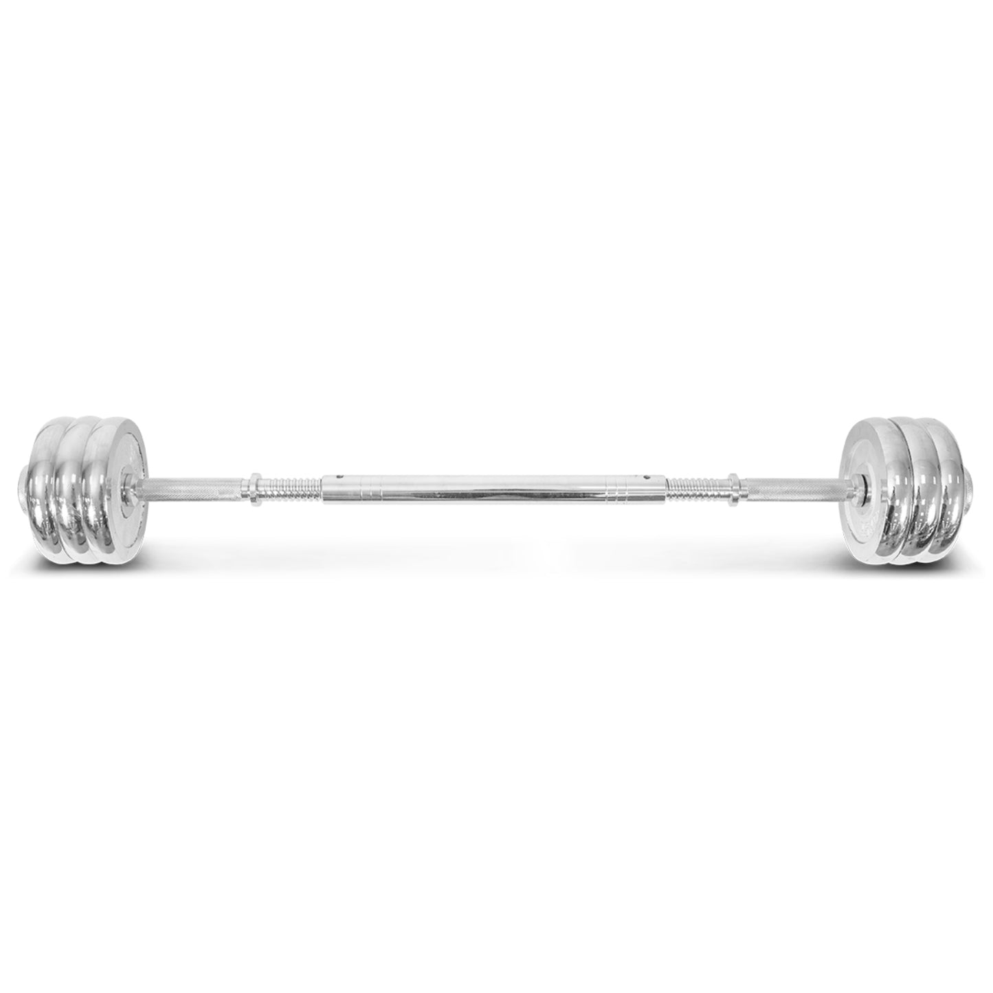 LSG 2-in-1 Dumbbell Barbell Set with Case 30kg - Chrome