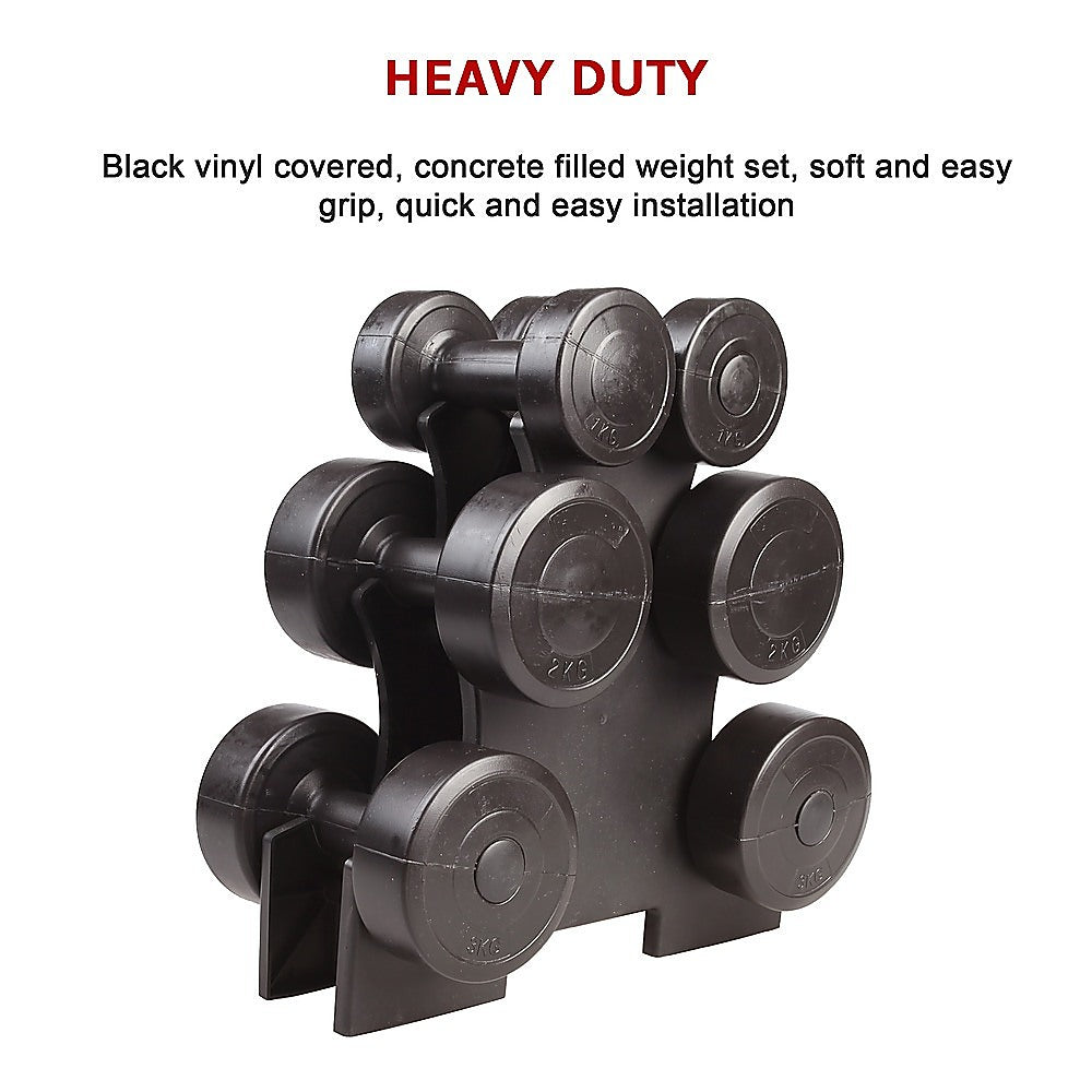 12kg Dumbbell Weight Set