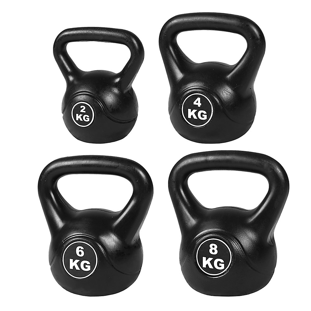 4pcs Exercise Kettle Bell Weight Set - 20Kf Total Weight