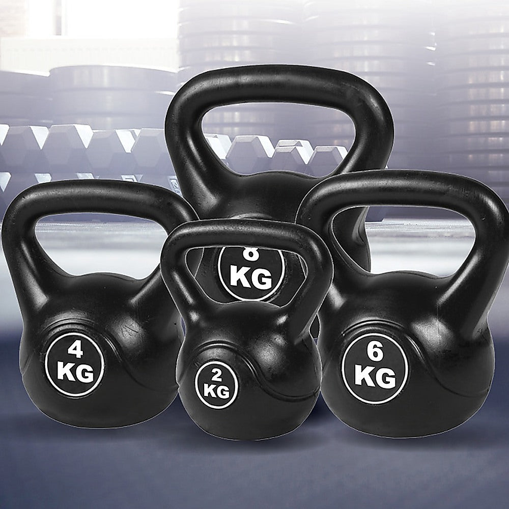 4pcs Exercise Kettle Bell Weight Set - 20Kf Total Weight