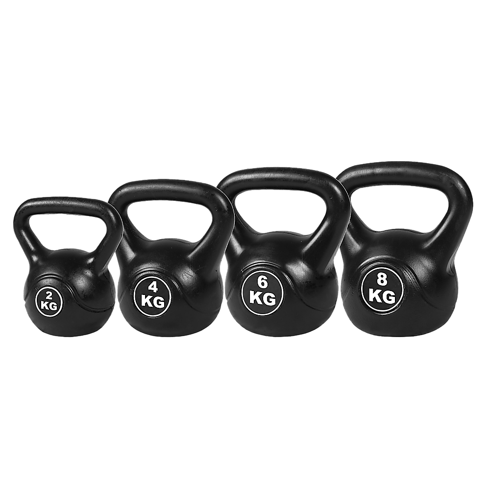 4pcs Exercise Kettle Bell Weight Set - 20Kf Total Weight