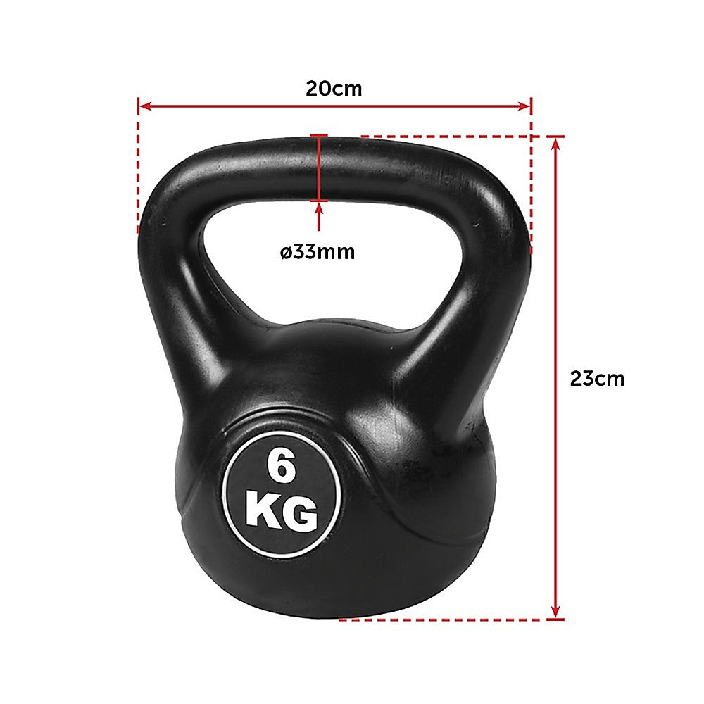 4pcs Exercise Kettle Bell Weight Set - 20Kf Total Weight