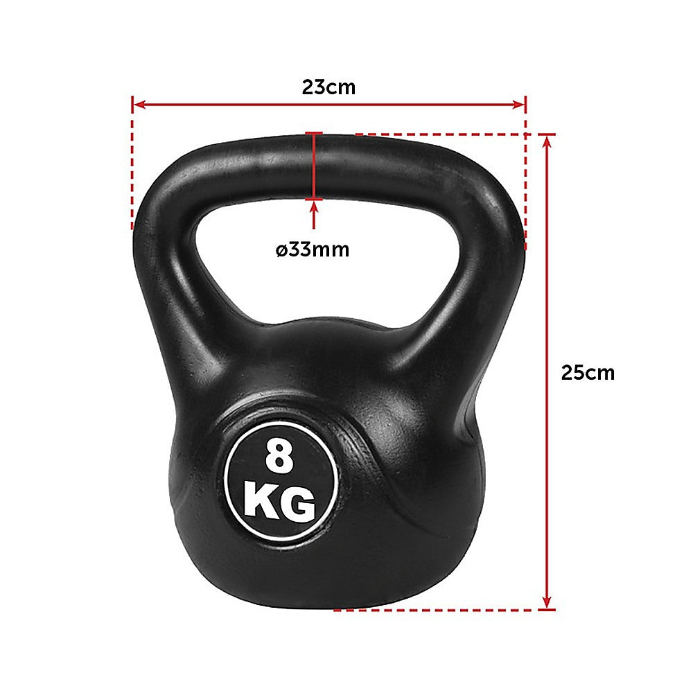 4pcs Exercise Kettle Bell Weight Set - 20Kf Total Weight