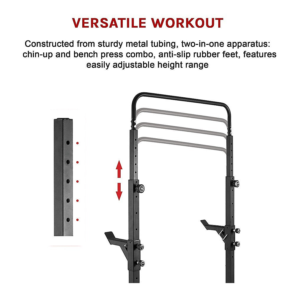 Bench Press Squat Gym Rack and Chin Up Bar