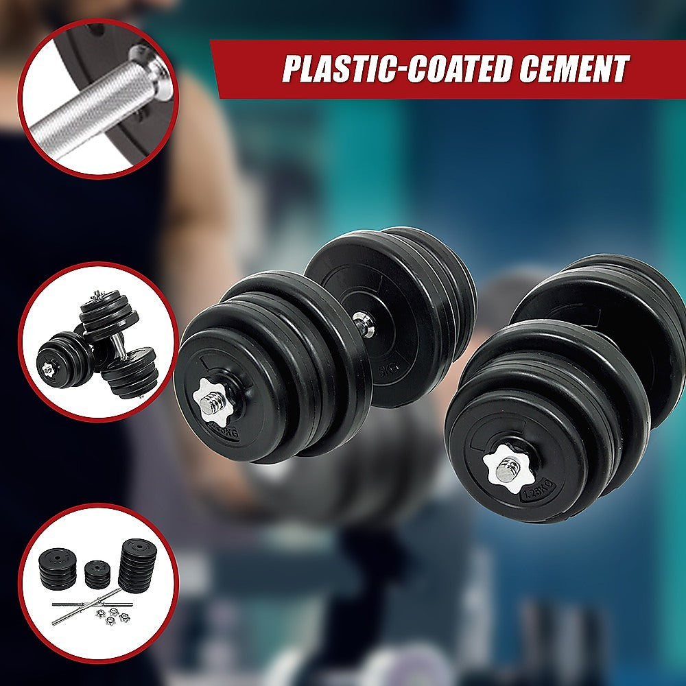 50Kg Dumbbell Adjustable Weight Set