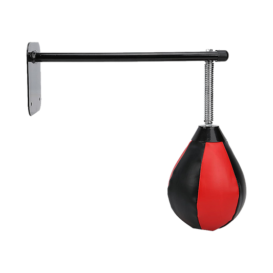 Wall Hanging Boxing Punching Bag Speed Training Stress Relief Kit with Wall Mount Bracket