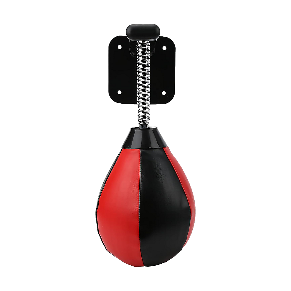 Wall Hanging Boxing Punching Bag Speed Training Stress Relief Kit with Wall Mount Bracket