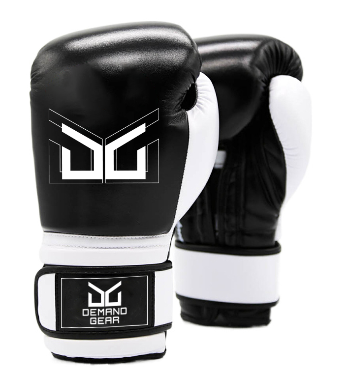 Premium Boxing gloves 16Oz TANK Series I - Black & White